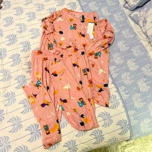 Pink Halloween pajama set